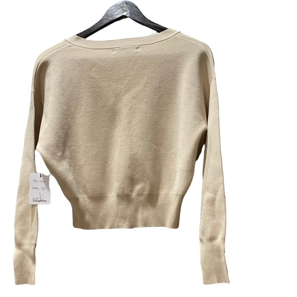 Olivaceous Sample Bone Beige Cardigan Sweater Small New NWT - Picture 2 of 2